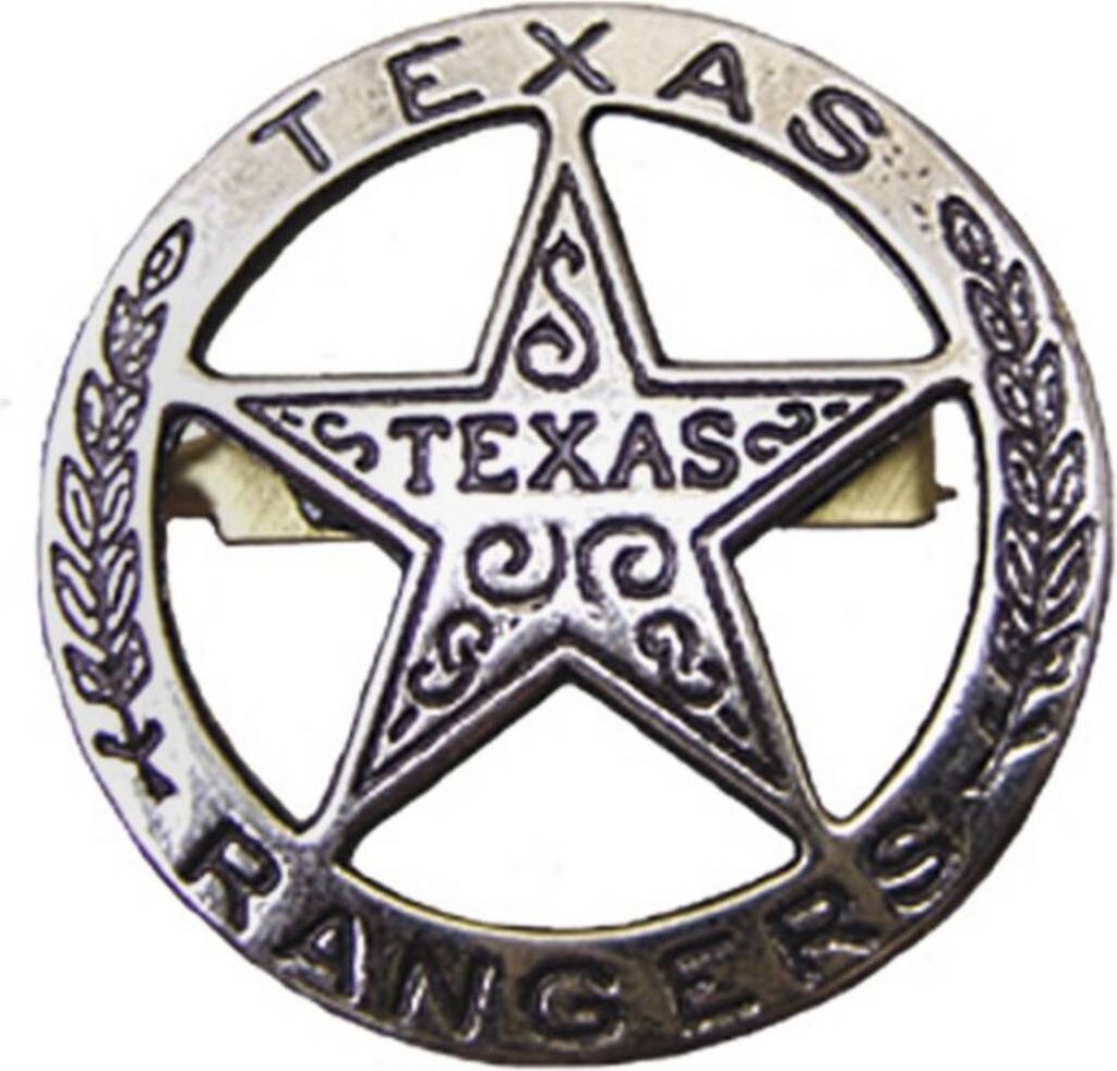 Sheriffstern Texasranger-Stern nickel 1823 Stephen Austin Produktbild 