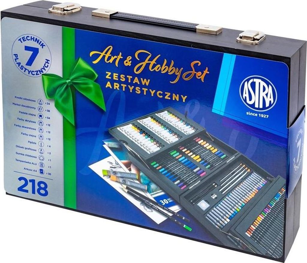 Valise d'art en bois ASTRA 218 pièces 7087 Image du produit 