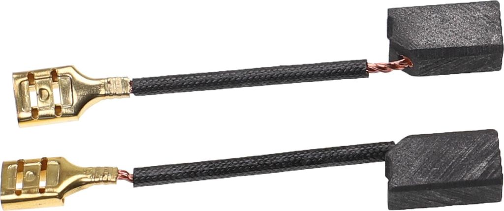 vhbw 2x Kohlebürste 6 x 8 x 14 mm kompatibel mit Fein MSF 742, MSF 642 Elektrowerkzeug, Winkelschleifer