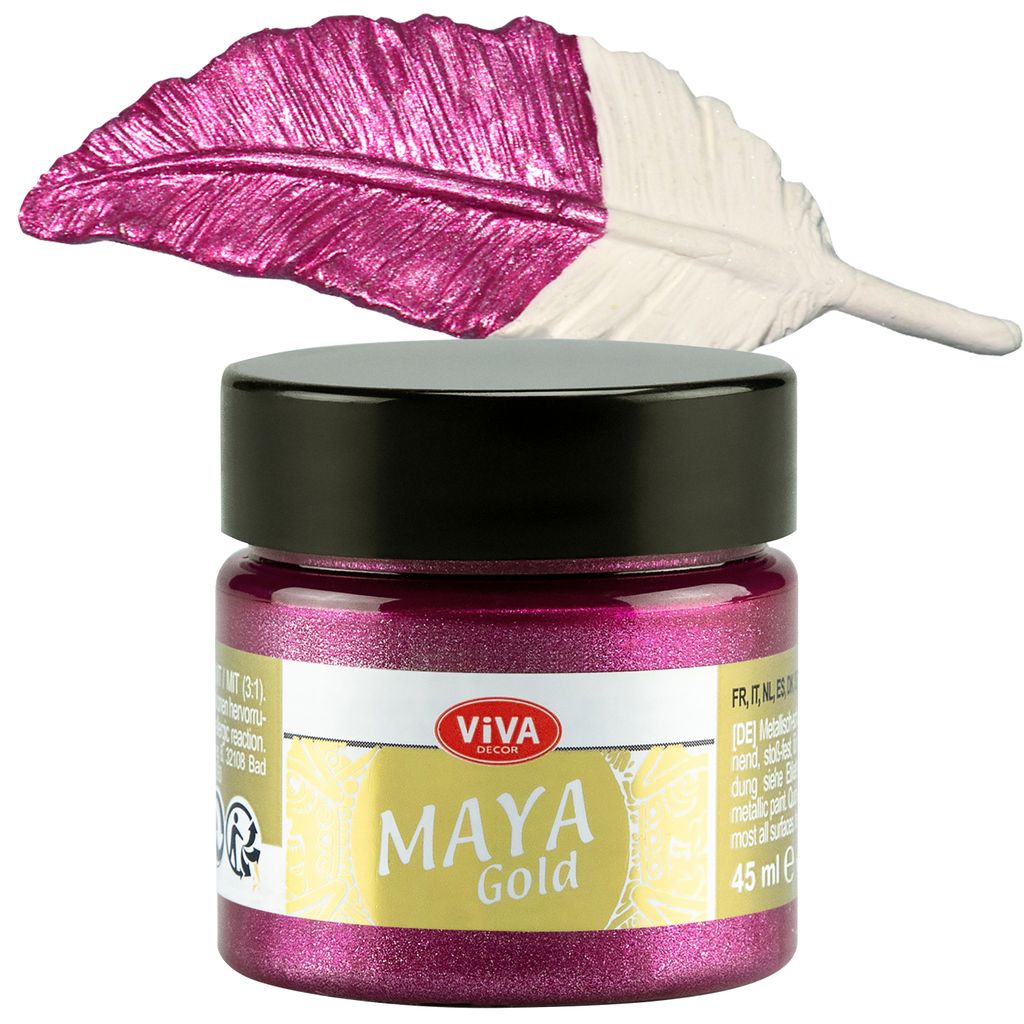 ViVA DECOR Maya Gold 45ml - Magenta Produktbild 