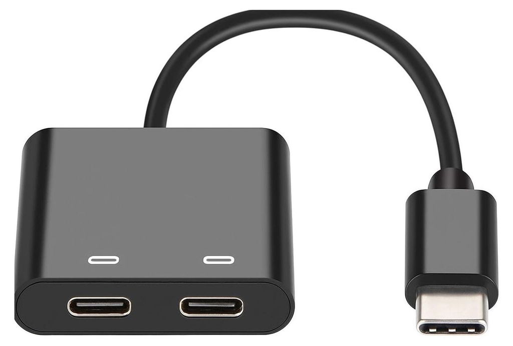 USB C Hub oder Lightning Adapter 2in1 – iPhone Samsung Produktbild 