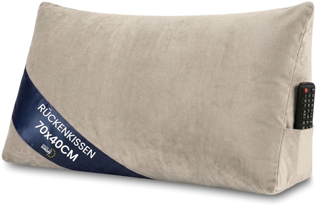 Keilkissen Rückenkissen Lesekissen für Bett Sofa & Couch Produktbild 