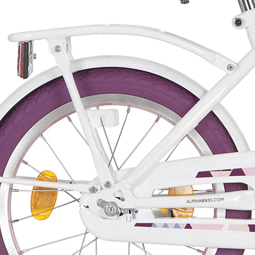 Porte-bagages arrière Alpina 18 Clubb Trafic Blanc original pour vélo