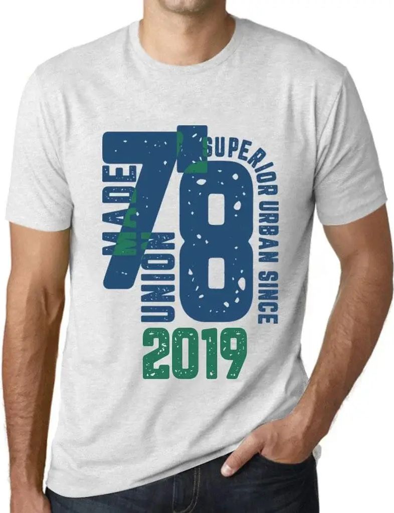Herren Grafik T-Shirt Überlegener urbaner Stil seit 2019 – Superior Urban Style Since 2019 – Geschenk 5. Geburtstag Jahrestag 5 Jahre Jubiläum 5