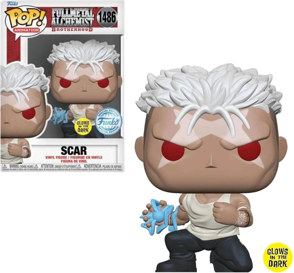 Funko Pop! Fullmetal Alchemist - Scar (Gitd) #1486 Obrázek produktu 