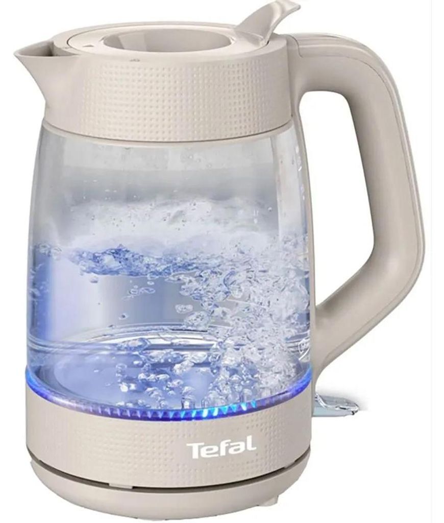 Tefal KO2G0B, 1,7 liter, 2000 watt, grijs, glas, Productafbeelding 