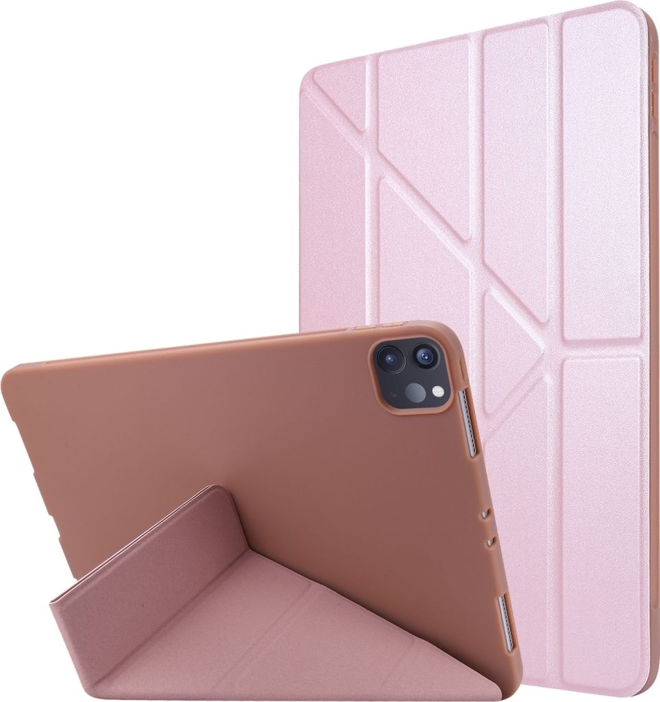 Mobigear Origami iPad Pro 11 Zoll (2018) Hülle Klapphülle - Roségold