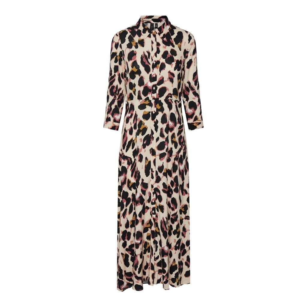 Y.A.S Blusenkleid 'Savanna', 26022663, Mellow Rose / Liro Print, Gr. S