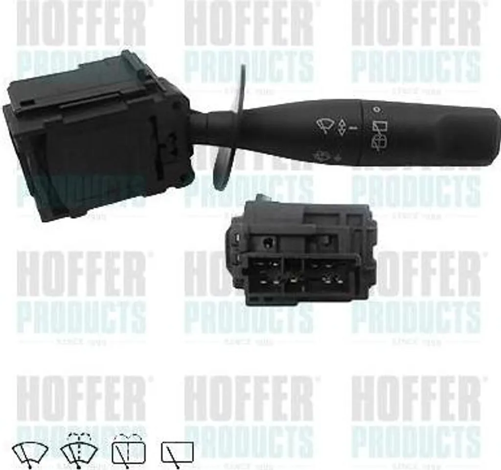 HOFFER 2103163 Interruttore sul piantone dello sterzo OE 597ZL compatibile con Partner, 306, 206, 106, ZX, Saxo, Berlingo, AX