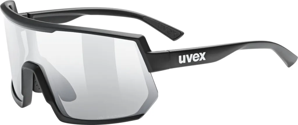Lunettes UVEX sportstyle 235 V 2205 noir mat avec verres photochromiques