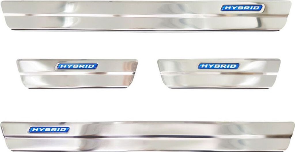 Avisa Edelstahl Einstiegsleisten kompatibel mit Toyota Corolla XII Limousine/Hatchback/Touring Sports 2018- & Toyota Corolla Cross 2022- & Suzuki Swac