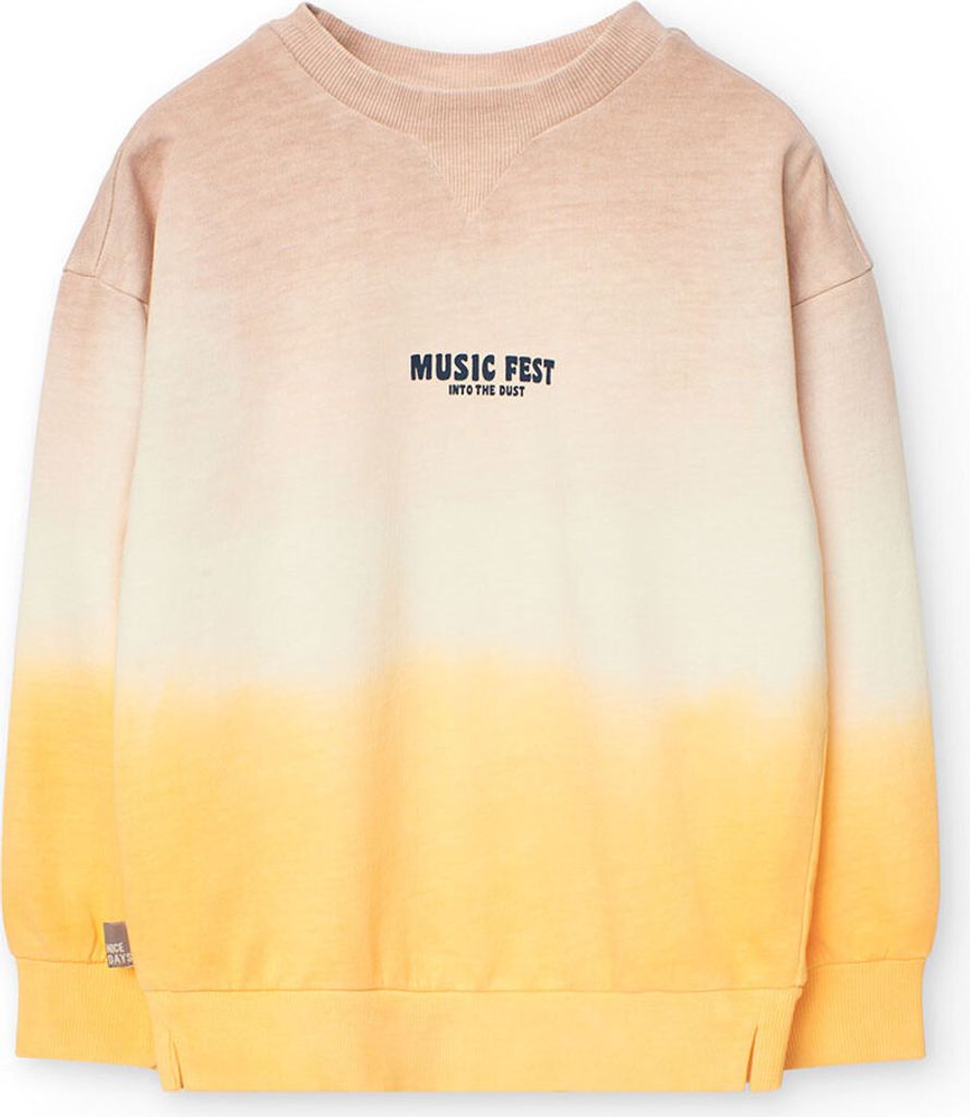 Boboli Fleece Dye Sweatshirt Gelb 12 Years Gelb 12 Years