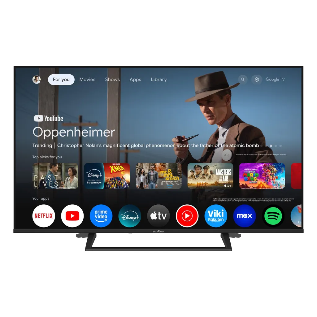 Google TV QLED 4K Smart Tech 50QG06K avec HDR et Bluetooth - Modèle 2026