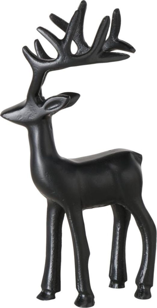 Boltze Figur Thielo (2 Teilig, Höhe 25-35 cm, Farbe Schwarz, Elchfigur) 2037112