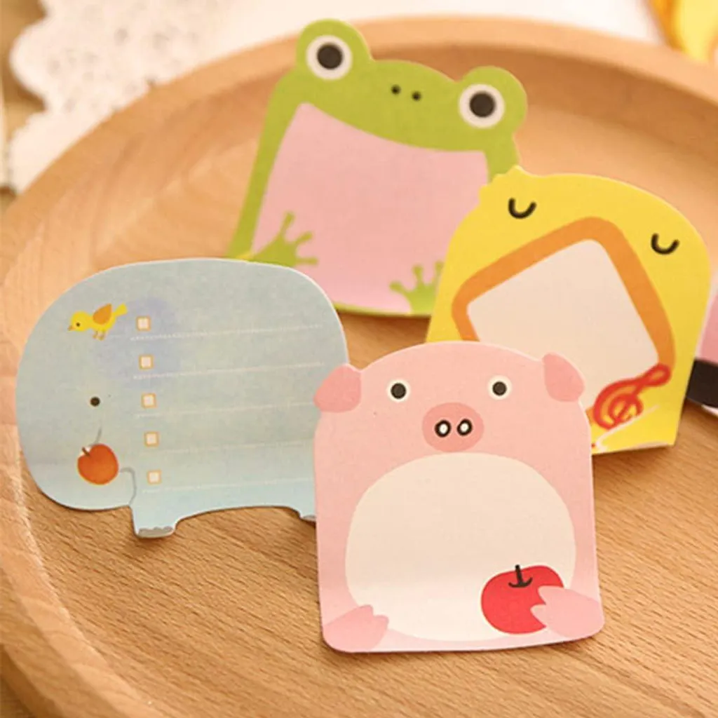 Lot de 40 notes autocollantes aux designs variés pour bureau et école