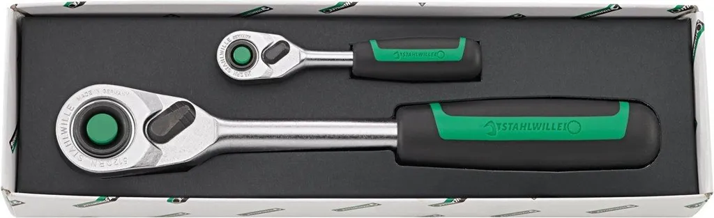 Coffret de cliquets réversibles 1/4" + 1/2" Stahlwille professionnel