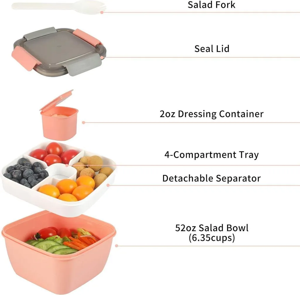 Bento San-X Sumikko Gurashi, Contenitore Pranzo 360 Ml, Plastica Resistente Al Calore, Lavastoviglie, Made In Japan, Rosa E Blu - 5
