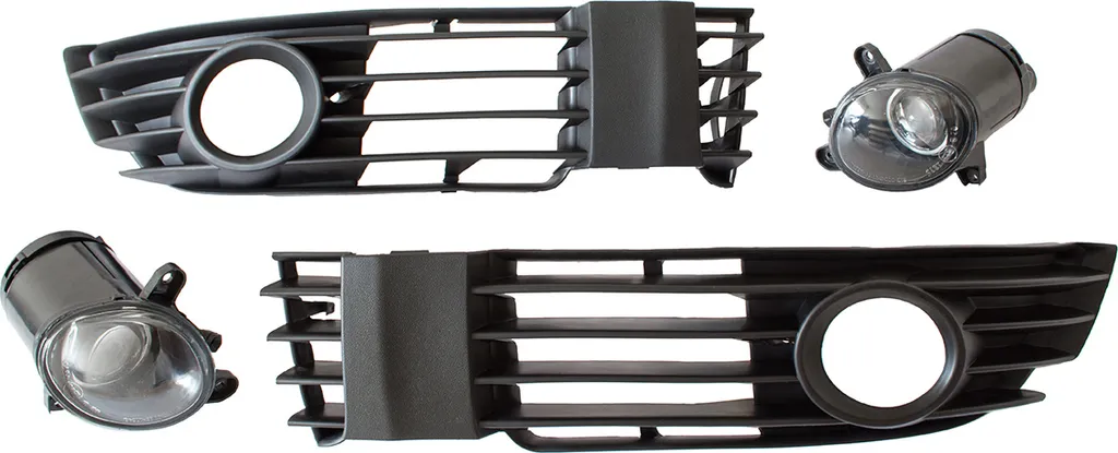 Phares antibrouillard et grille de pare-chocs pour VW Passat 3C B6