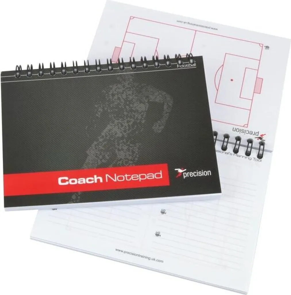Pack de 6 Blocs-notes de Football Precision A6 Professionnel Coloré