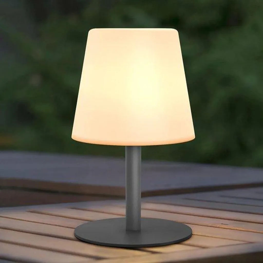 Petite lampe de chevet LED blanche sans fil avec autonomie de 2 heures