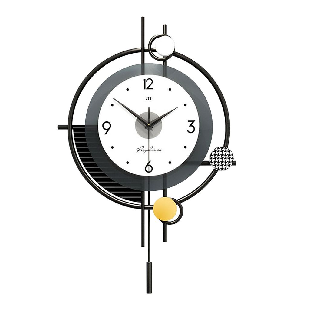 Moderne Minimalist Wanduhr, Lautlos ohne Ticks Nordischer Produktbild 