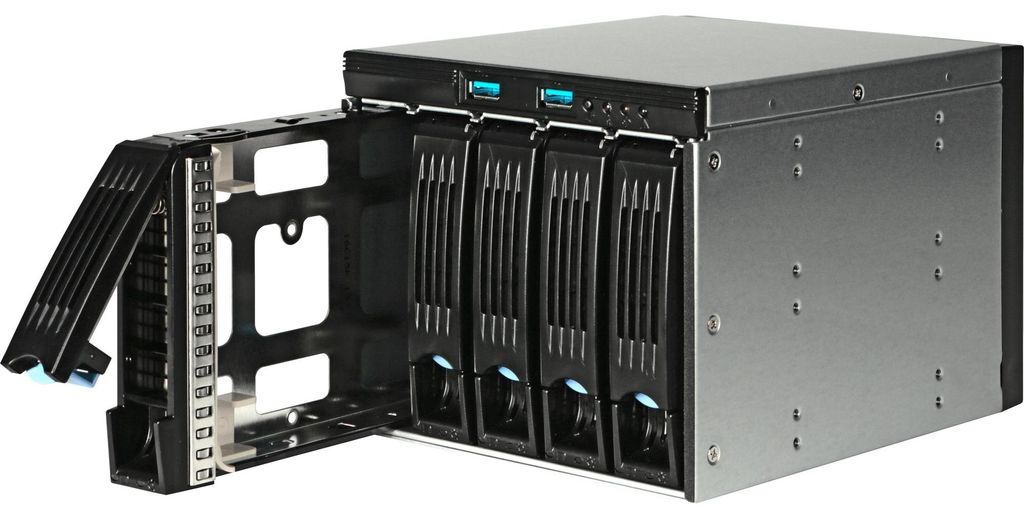 Chenbro StorageKit 3x 5,25" -> 5x 3,5", telaio di Immagine del prodotto 