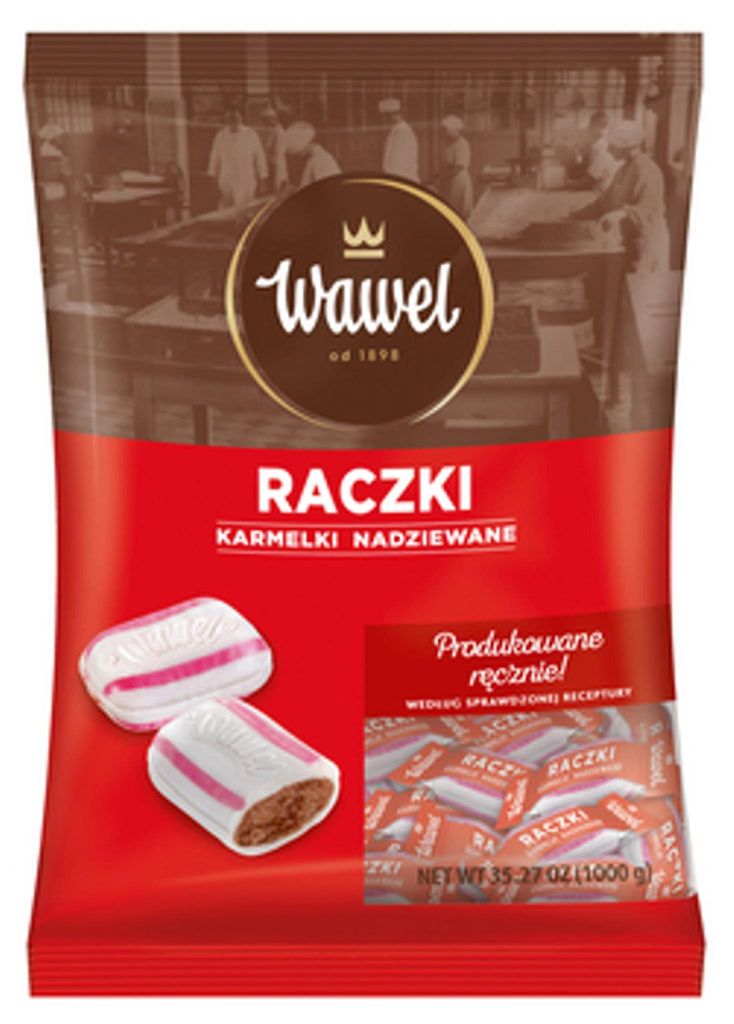 Wawel Karmelki Raczki 1 kg Zdjęcie produktu 