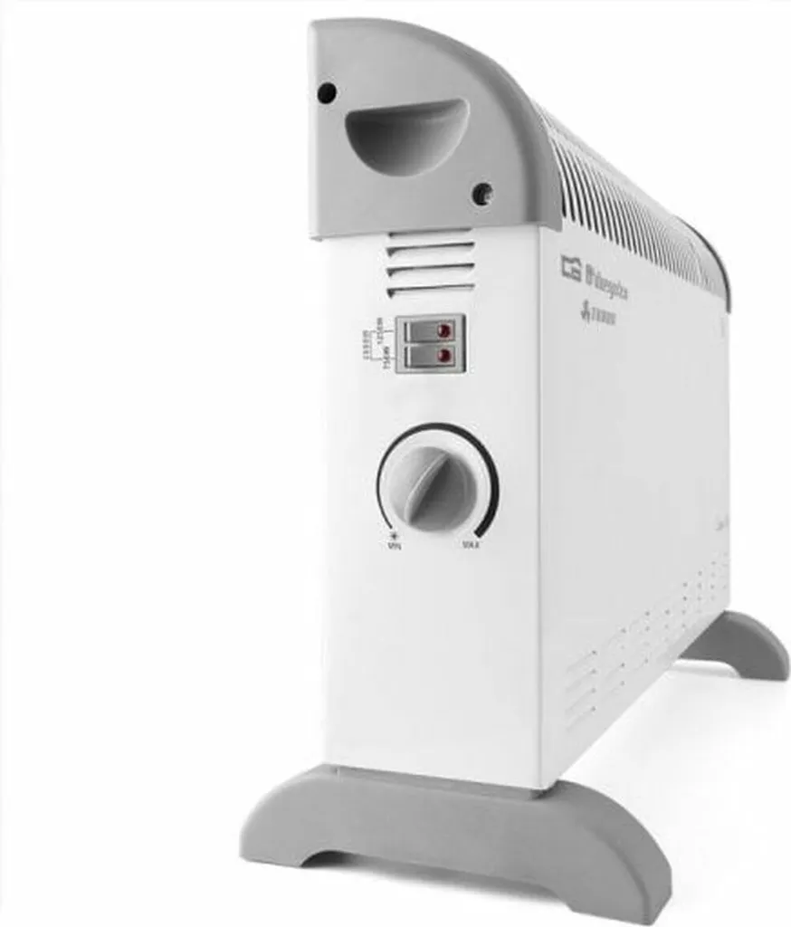 Chauffage d'Appoint Orbegozo Convector Blanc Idéal Chambre et Bureau 220V