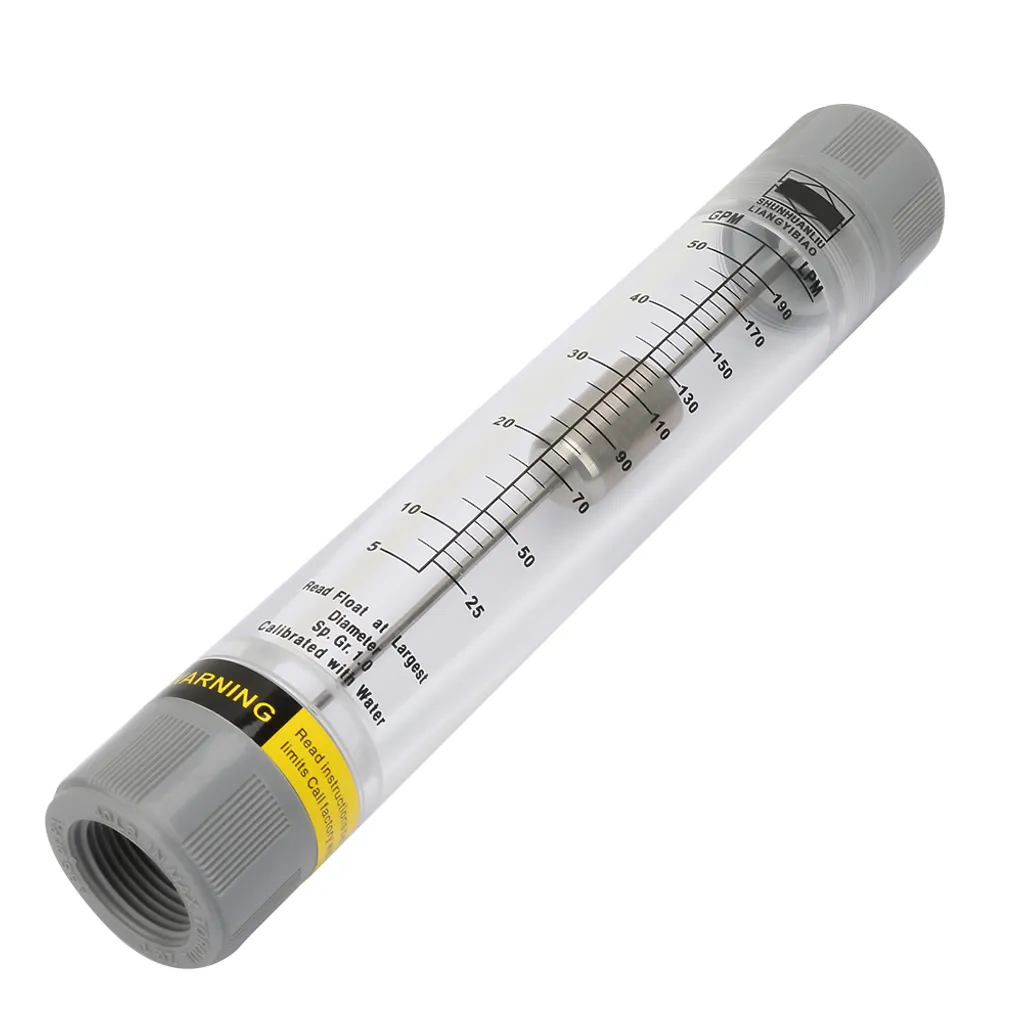 Flussimetro Acqua LZM-25G | Tubo Plexiglas 5-50 GPM | Attacco G1in