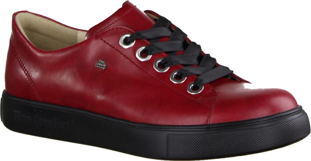 Finn Comfort Komfort Schnürschuhe Damen 31343239303939 Rot 41 EU
