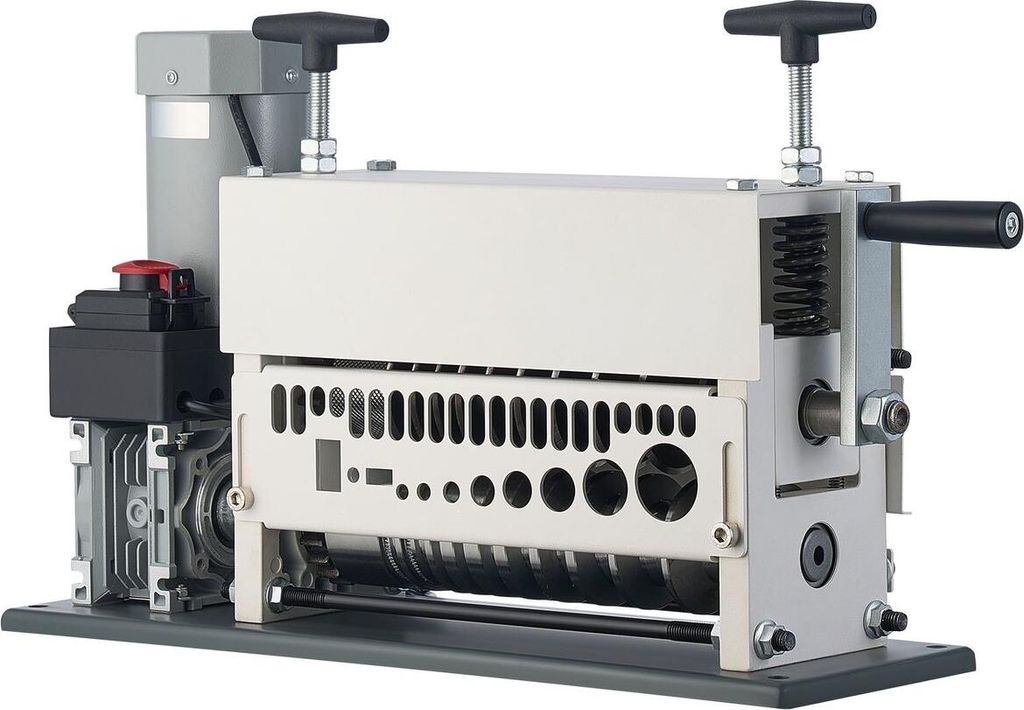 Electric Wire Stripper Machine, 1.5-40 mm, 11 Channel Automatic Copper Cable Stripper, 370W Wire Stripper Tool with Manual Hand Crank Mode, Emerge...