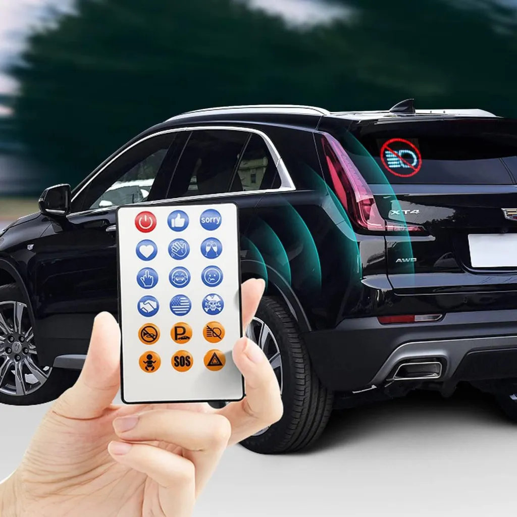 Écran LED voiture programmable 59 cm : rendez votre message enfin visible ! - 10