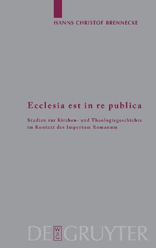 Ecclesia est in re publica