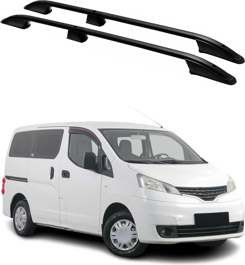 Barres De Toit Longitudinales pour Nissan NV200 2010-2024 Image du produit 