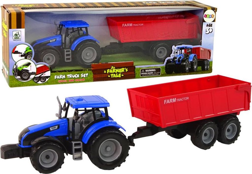 Remorque pour tracteur, jouet agricole, véhicule de ferme Image du produit 