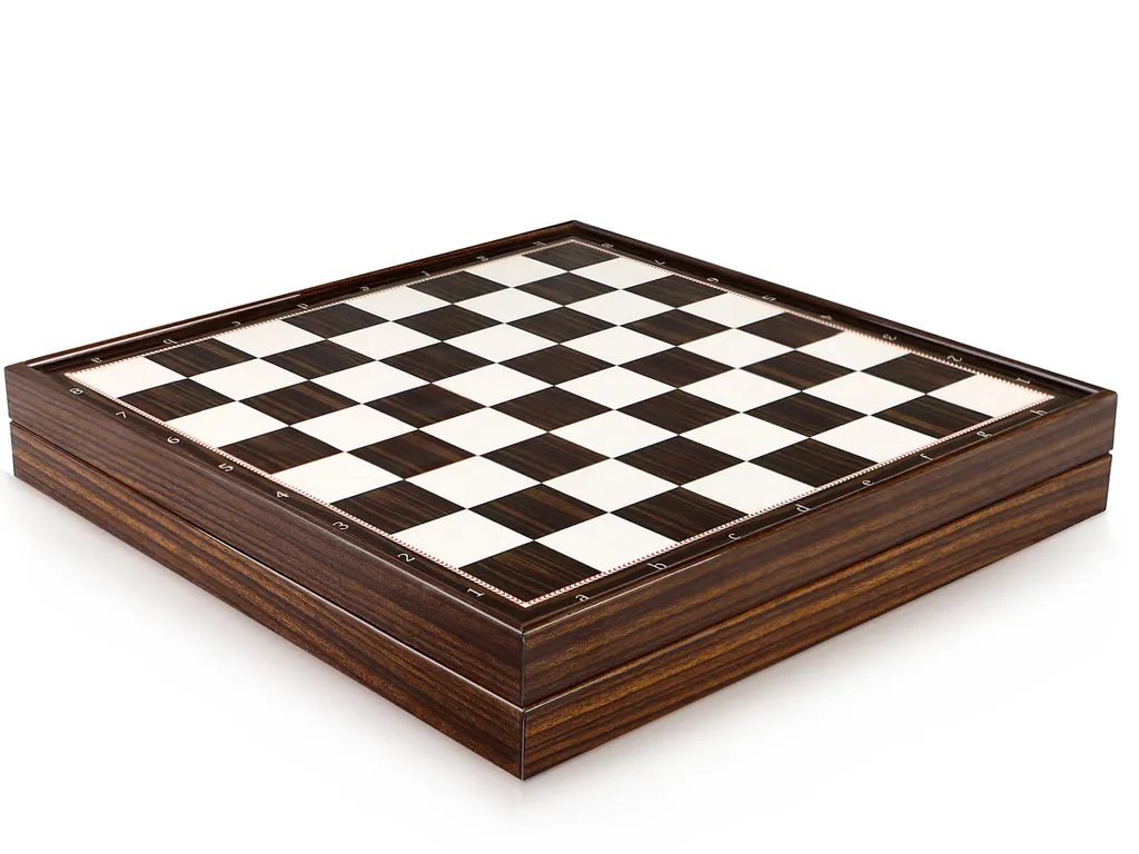 Jeu d'échecs pliable de salon - Échiquier en bois pour tournoi - 5