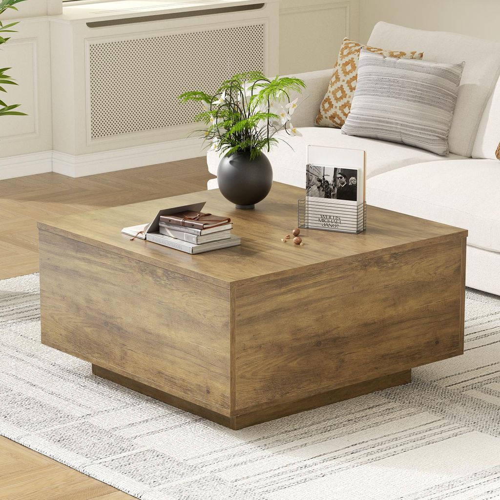 FABATO Couchtisch mit hochklappbarer Platte, quadratischer Produktbild 