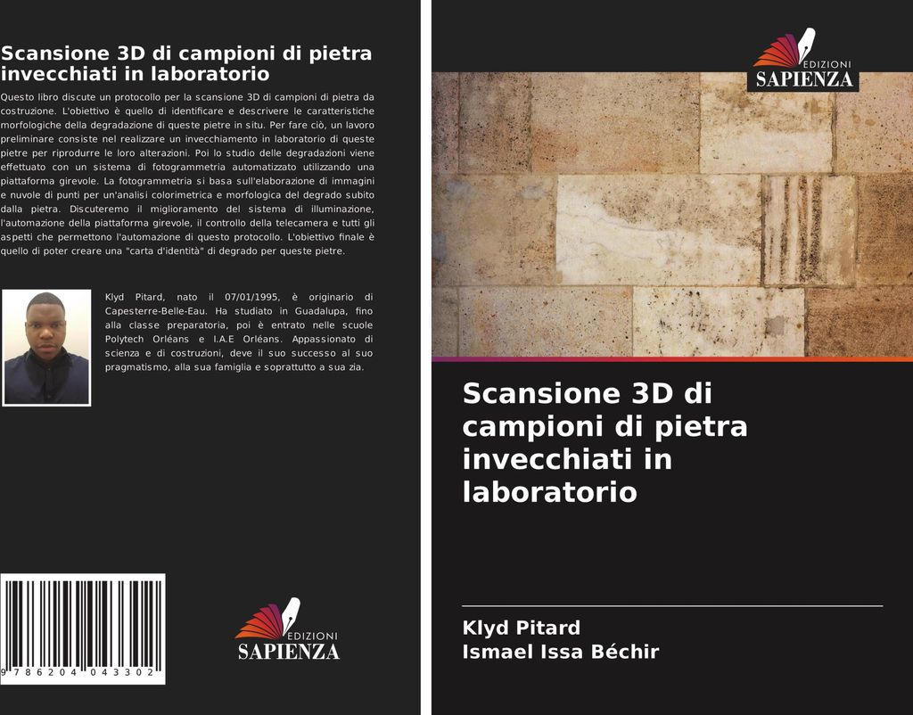 Scansione 3D di campioni di pietra invecchiati in laboratorio
