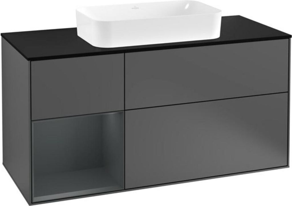 V&B Waschtischunterschrank Finion 120cm, Pl b m, Rg l md b m La, A m