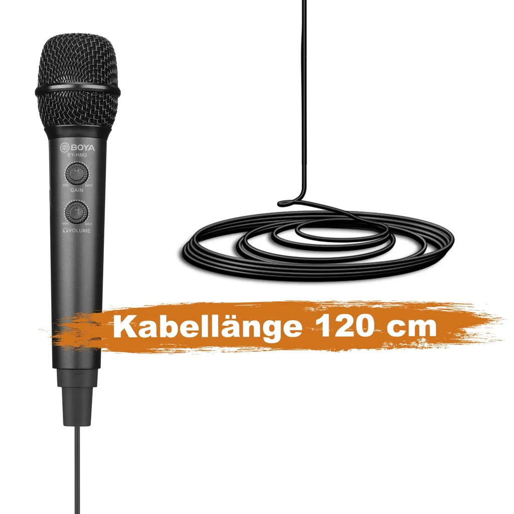 Walimex pro Boya HM2 Microphone à main numérique USB pour smartphone - 8