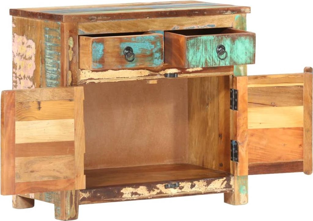 vidaXL Příborník 70x35x65 cm Altholz Massiv Obrázek produktu 