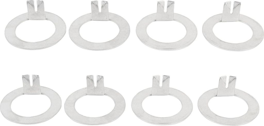 8 Stück 1 Zoll Anhänger-Radspindel-Unterlegscheibe, Edelstahl, Ersatz für EZ Lube 2000–7000 lbs Achsen