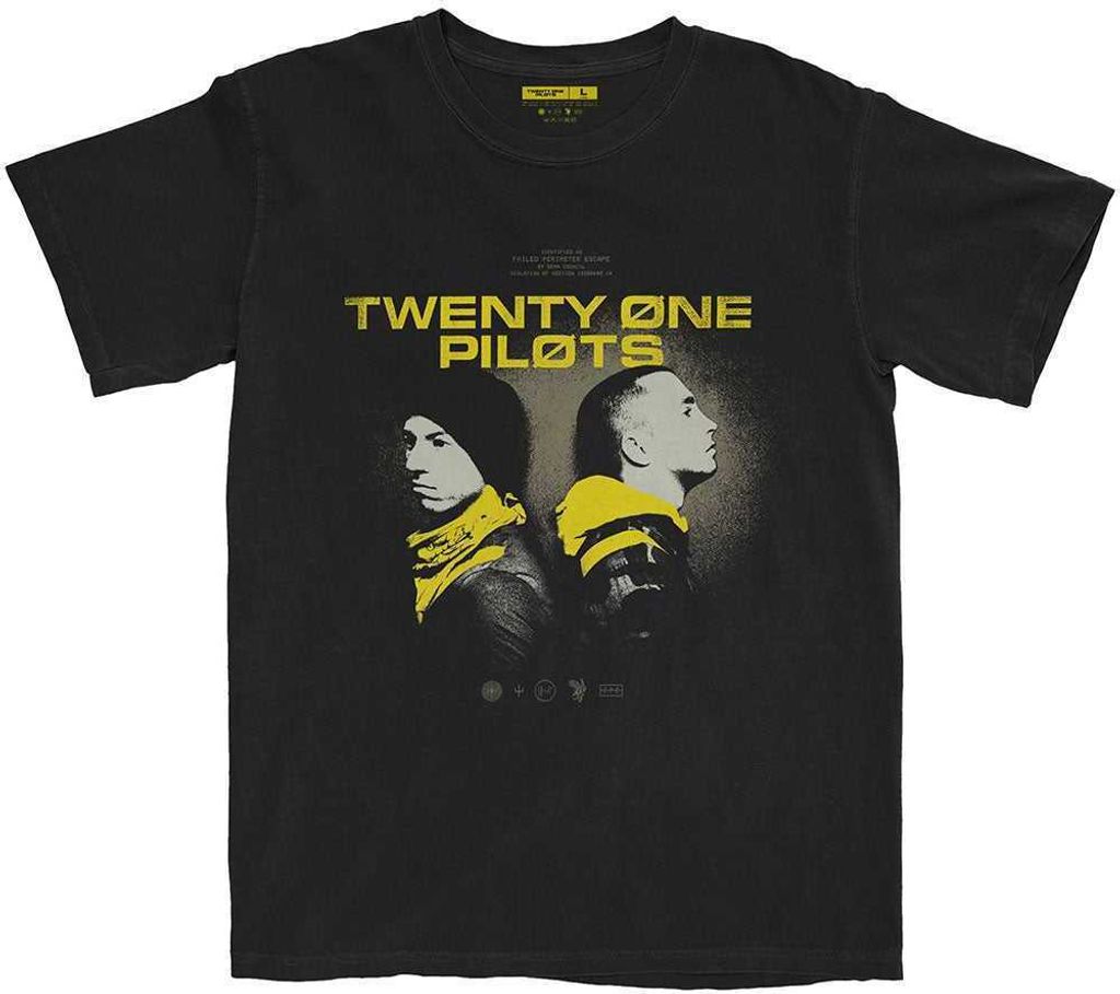 Twenty One Pilots Back To Back Black XL Koszulka Zdjęcie produktu 