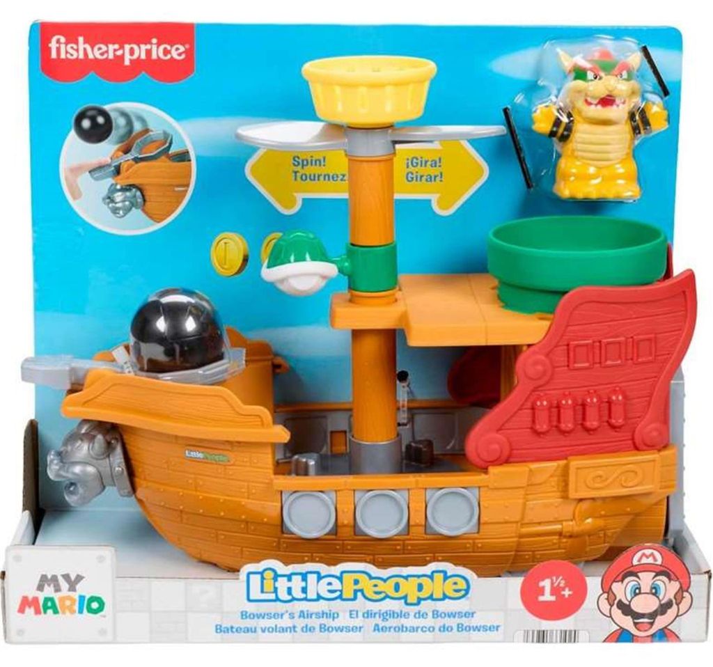 Fisher-Price Little People Super Mario Bowser ́s Airship