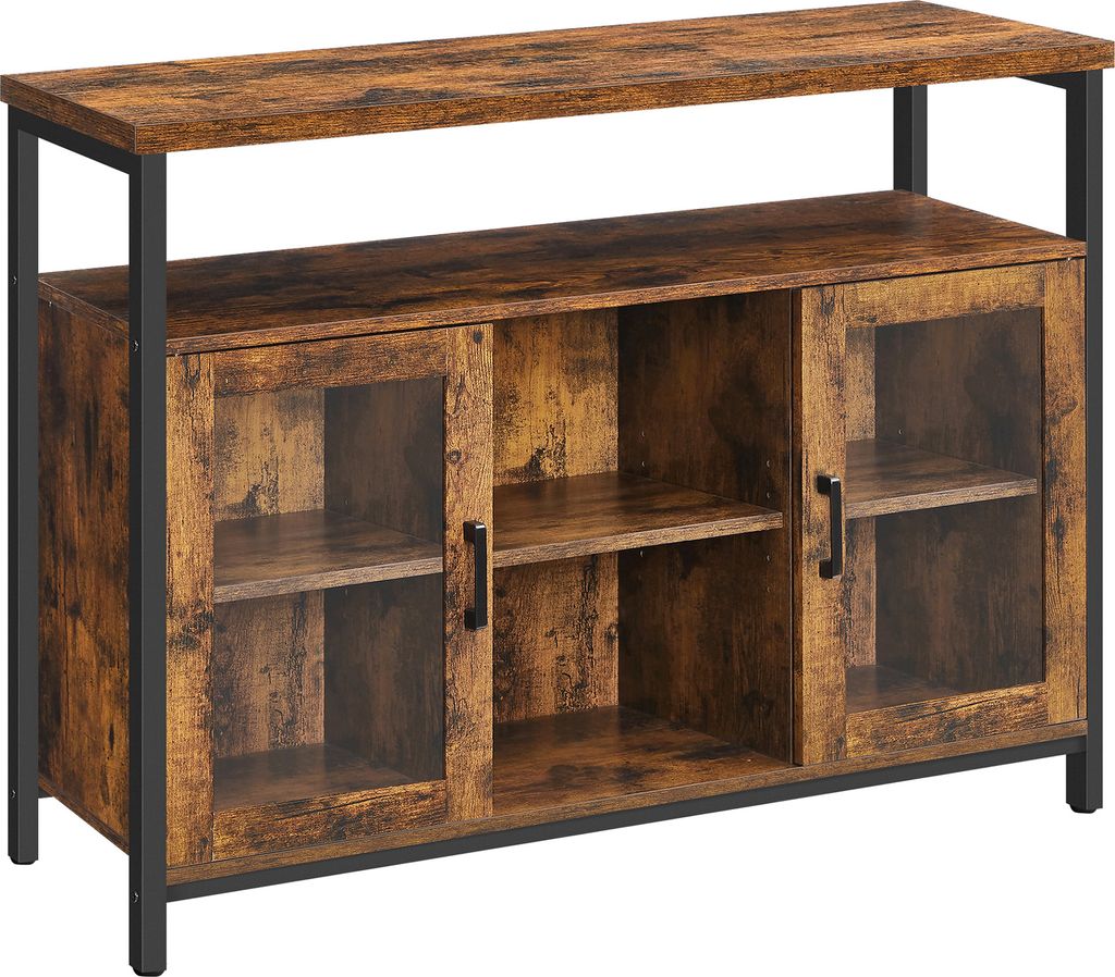 Vitrína VASAGLE Sideboard Úložná skříňka se 2 průhlednými Obrázek produktu 4