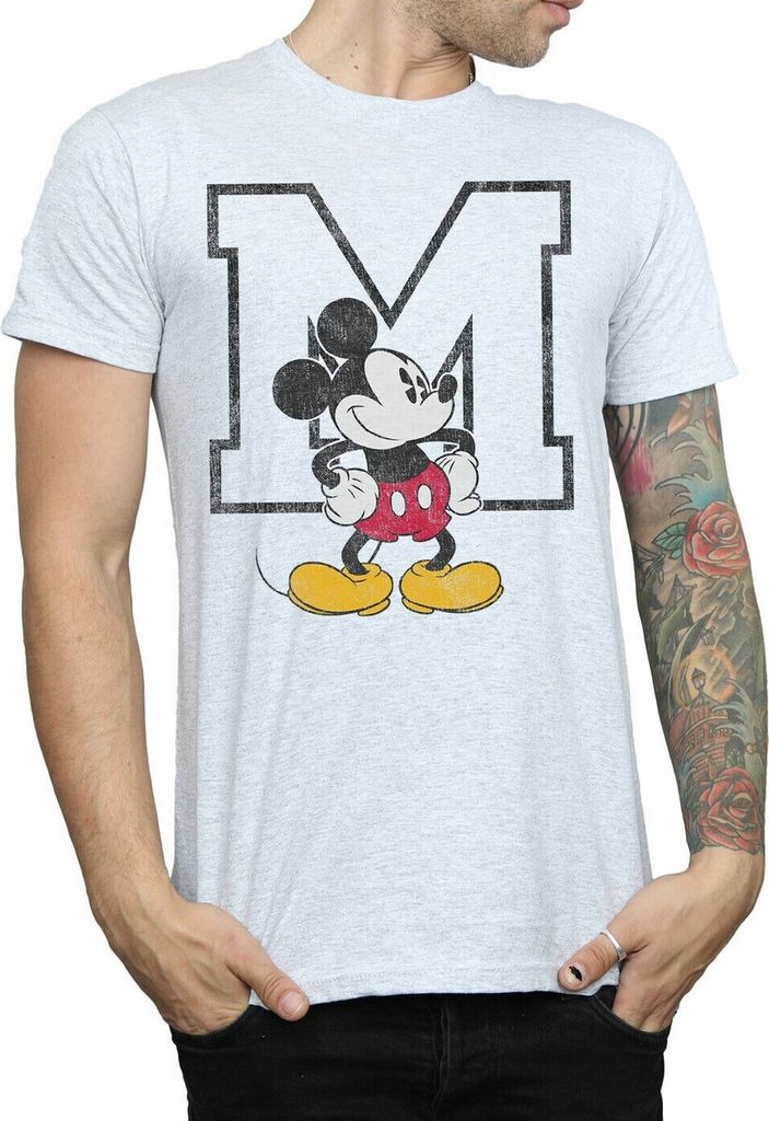 Disney - "M" T-Shirt für Herren BI1453 (3XL) (Grau)