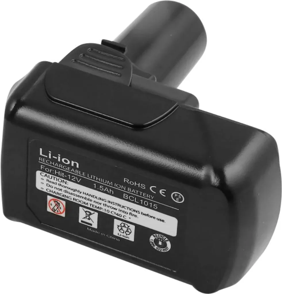 Batterie Avizar pour Hitachi CR 10DL Li-Ion 12V 1500mAh 18Wh noire
