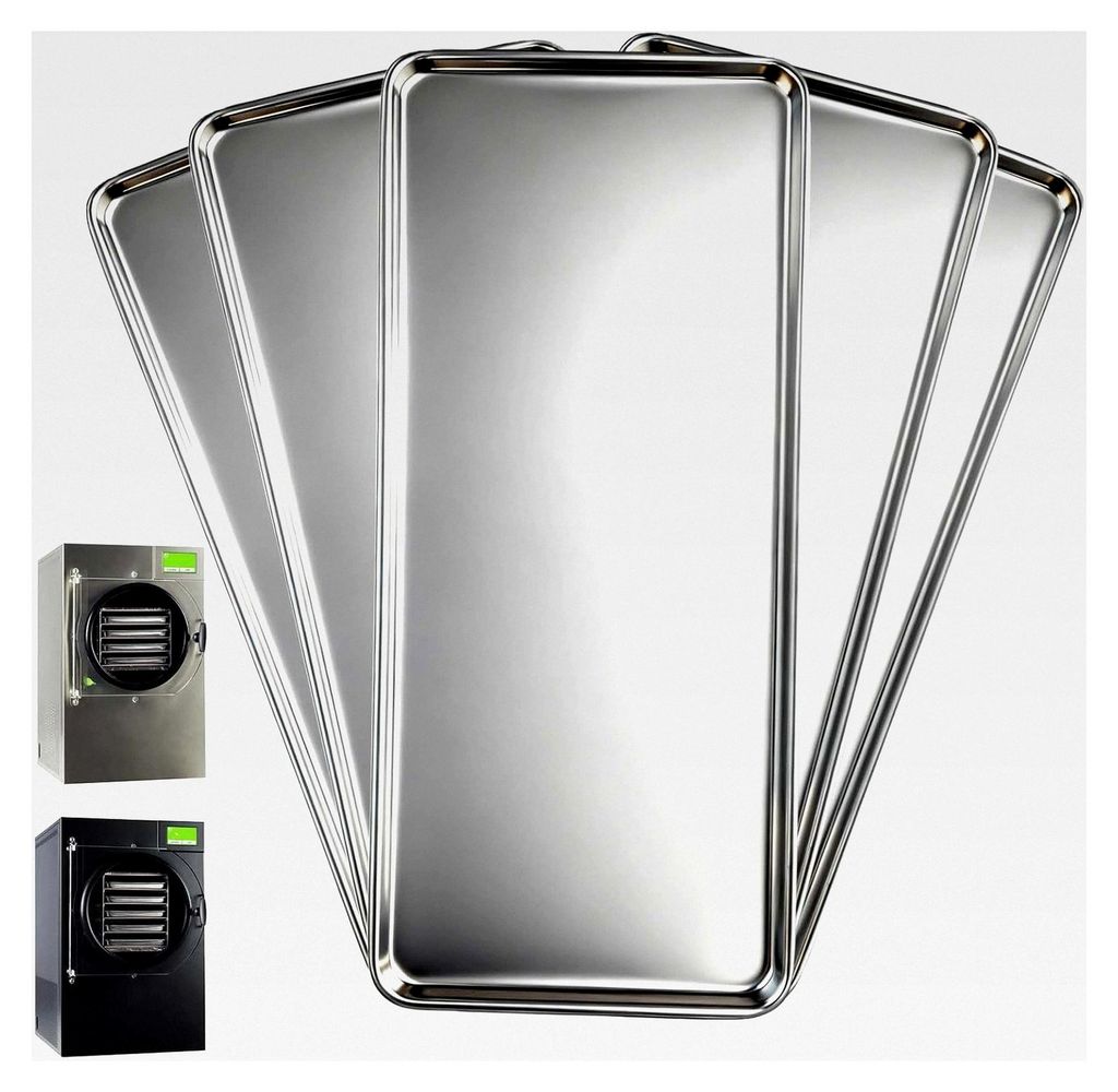 Metalltabletts für die Ernte Right Home Pro Gefriertrockner, robuster 304 Edelstahl, maßgeschneiderte Passform für mittlere Ernte, rechter Gefri...