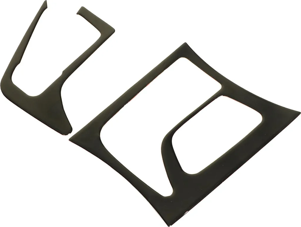 Accessori Interni Dodge Charger 2015-2022 Custom Nero Pianoforte Acciaio