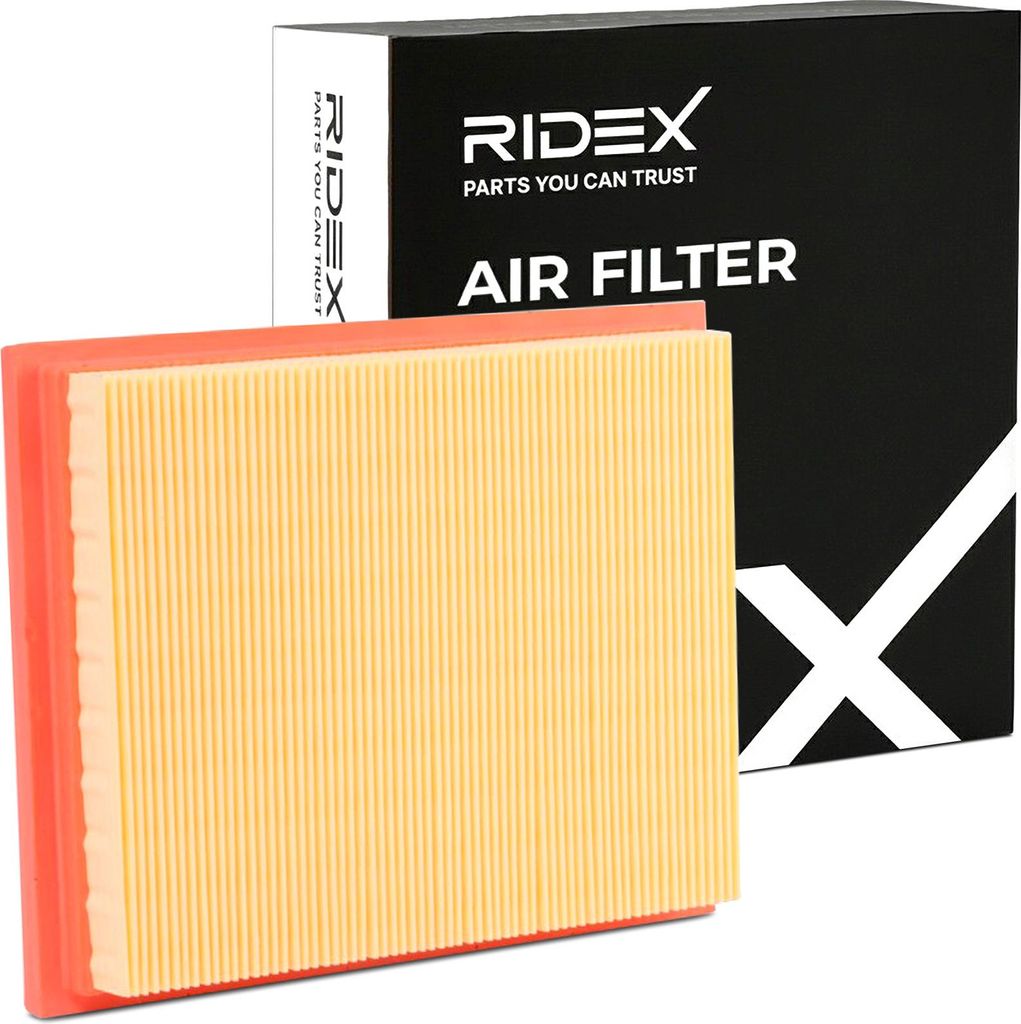 Luftfilter RIDEX 8A0043 für FORD Fiesta Mk5 Schrägheck Produktbild 
